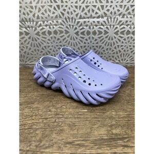 Crocs Echo Clogs Lavender Purple Strap 207937-530 Womens Size 11 Men's Size 9